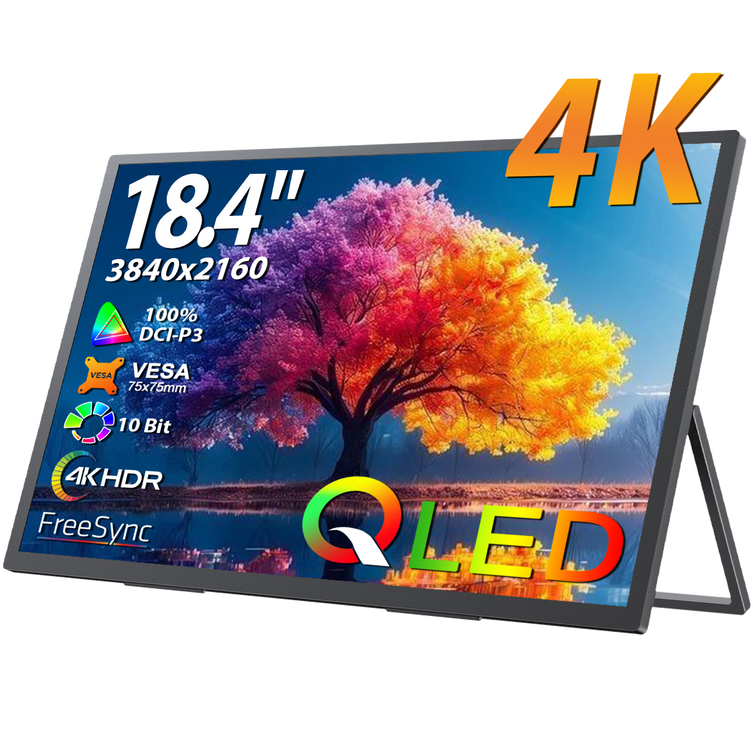 Pc Gaming Vs Ps5 - UPERFECT 18.4 inch 4K QLED Portable