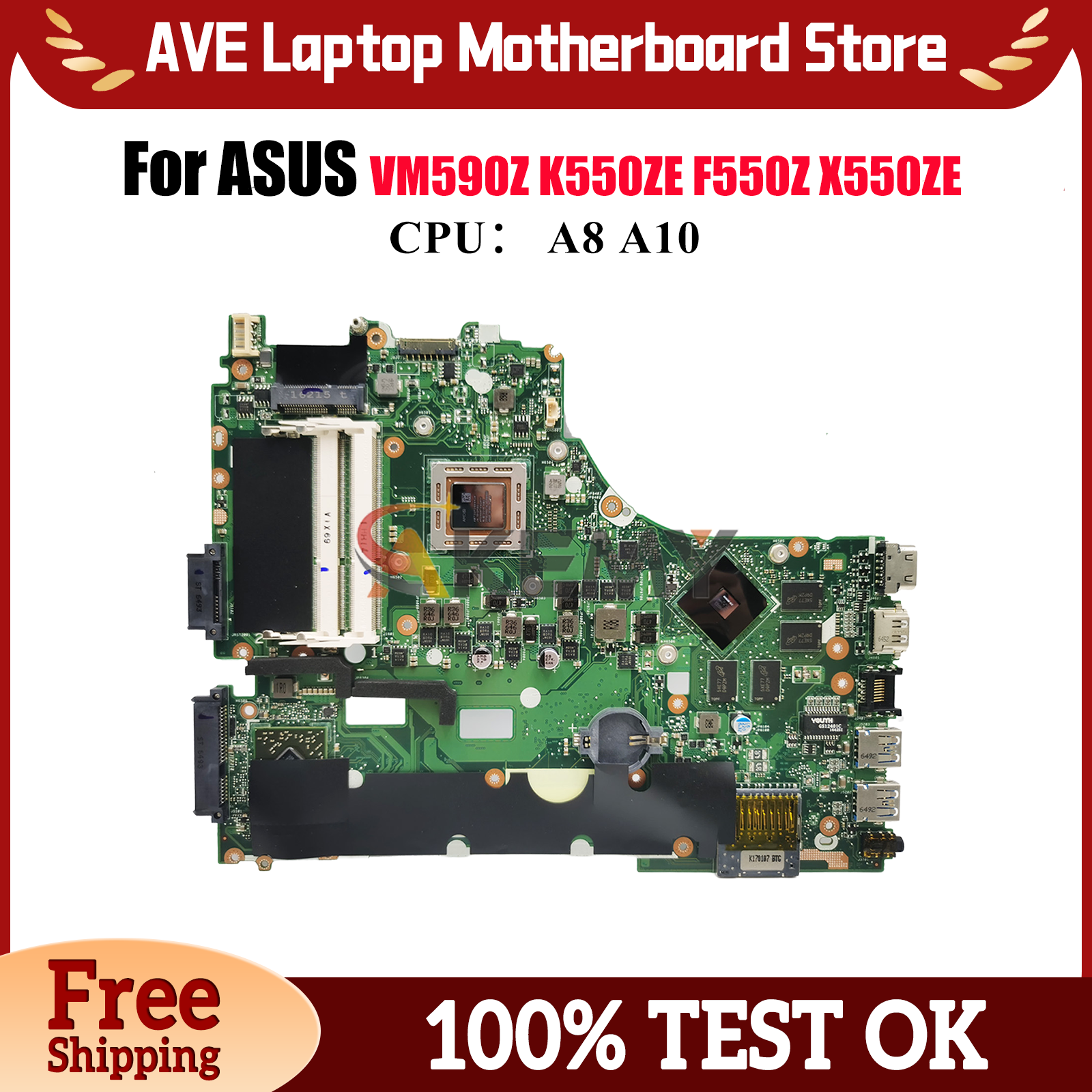 Pc Gaming Ddr3 - X550ZE Laptop Motherboard For ASUS VivoBook