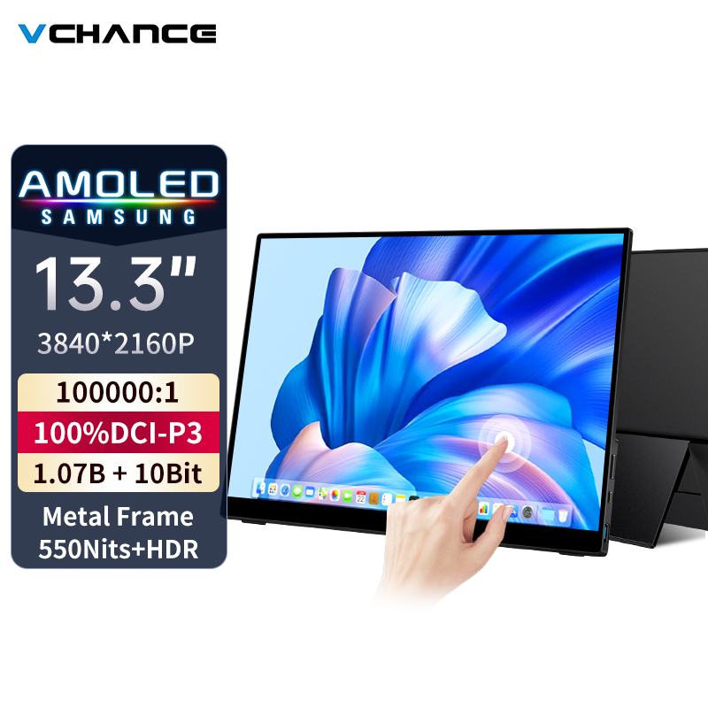 Pc Gaming Vs Ps5 - 13.3 Inch 4K OLED Portable Monitor
