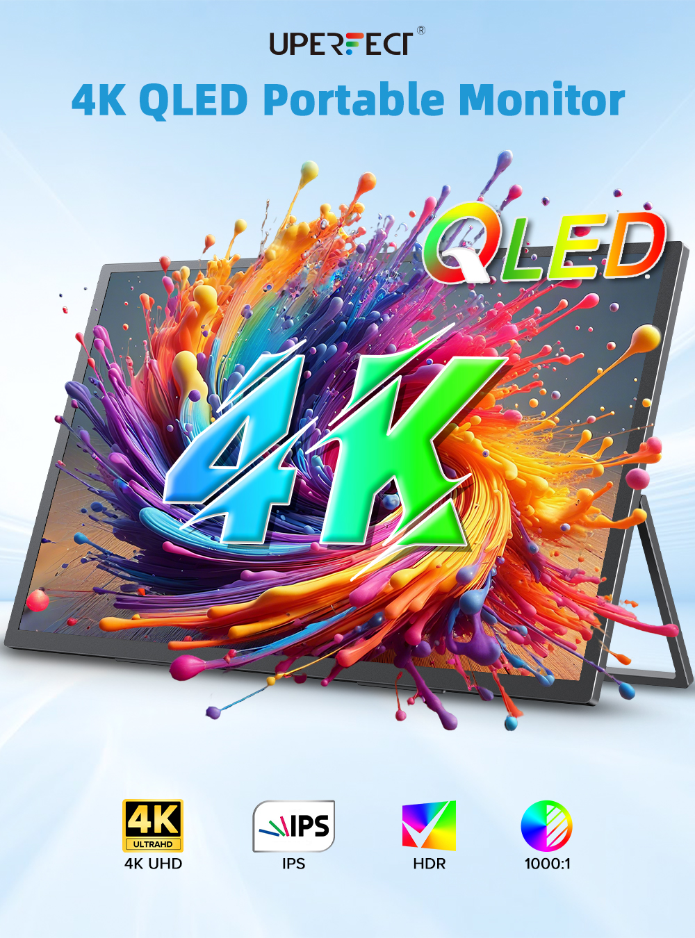 UPERFECT 18.4 inch 4K QLED Por - Pc Gaming Vs Ps5 recensione e prezzo