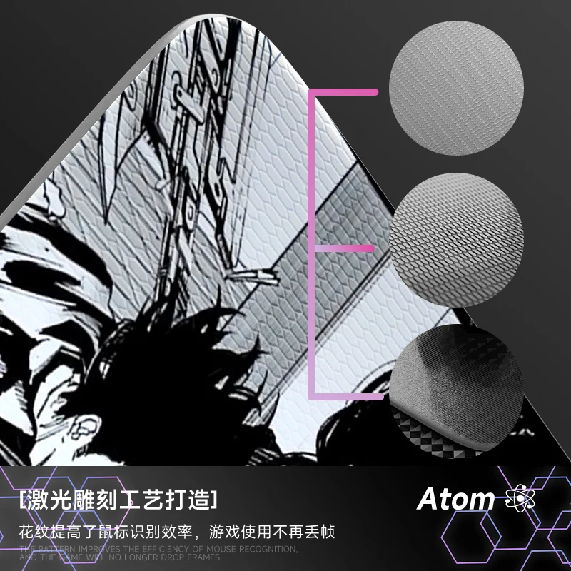 ATOM Glass Mouse Pad Manga Her - Pc Gaming Upgrades recensione e prezzo