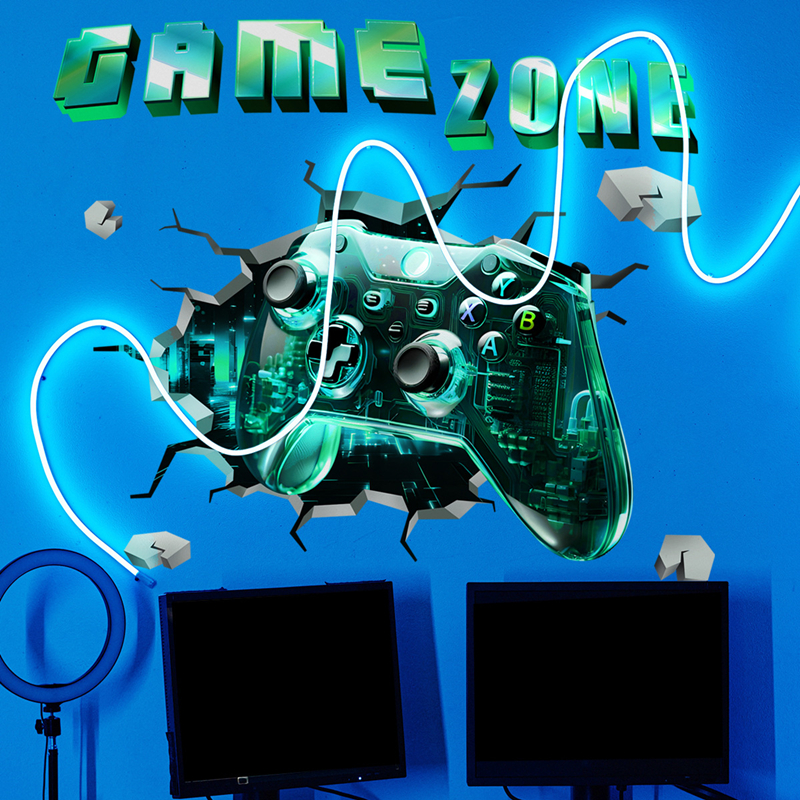 Game Zone Gaming Mural Broken  - Pc Gaming Wallpaper recensione e prezzo