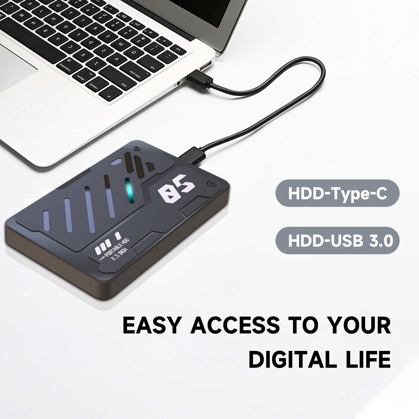 USB3.0 Type-C External Hard Dr - Pc Gaming Vs Ps5 recensione e prezzo