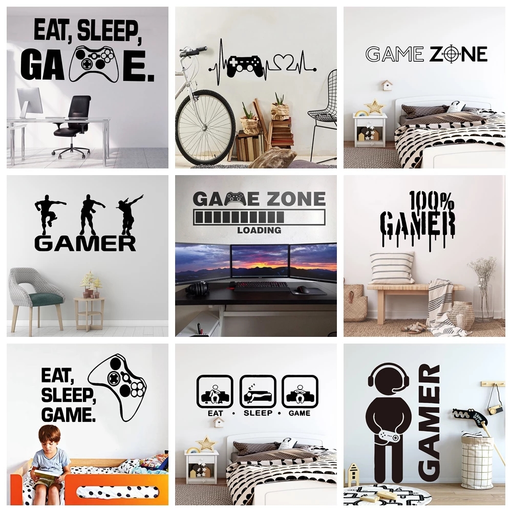 Carved Gamer Wall Sticker Viny - Pc Gaming Wallpaper recensione e prezzo