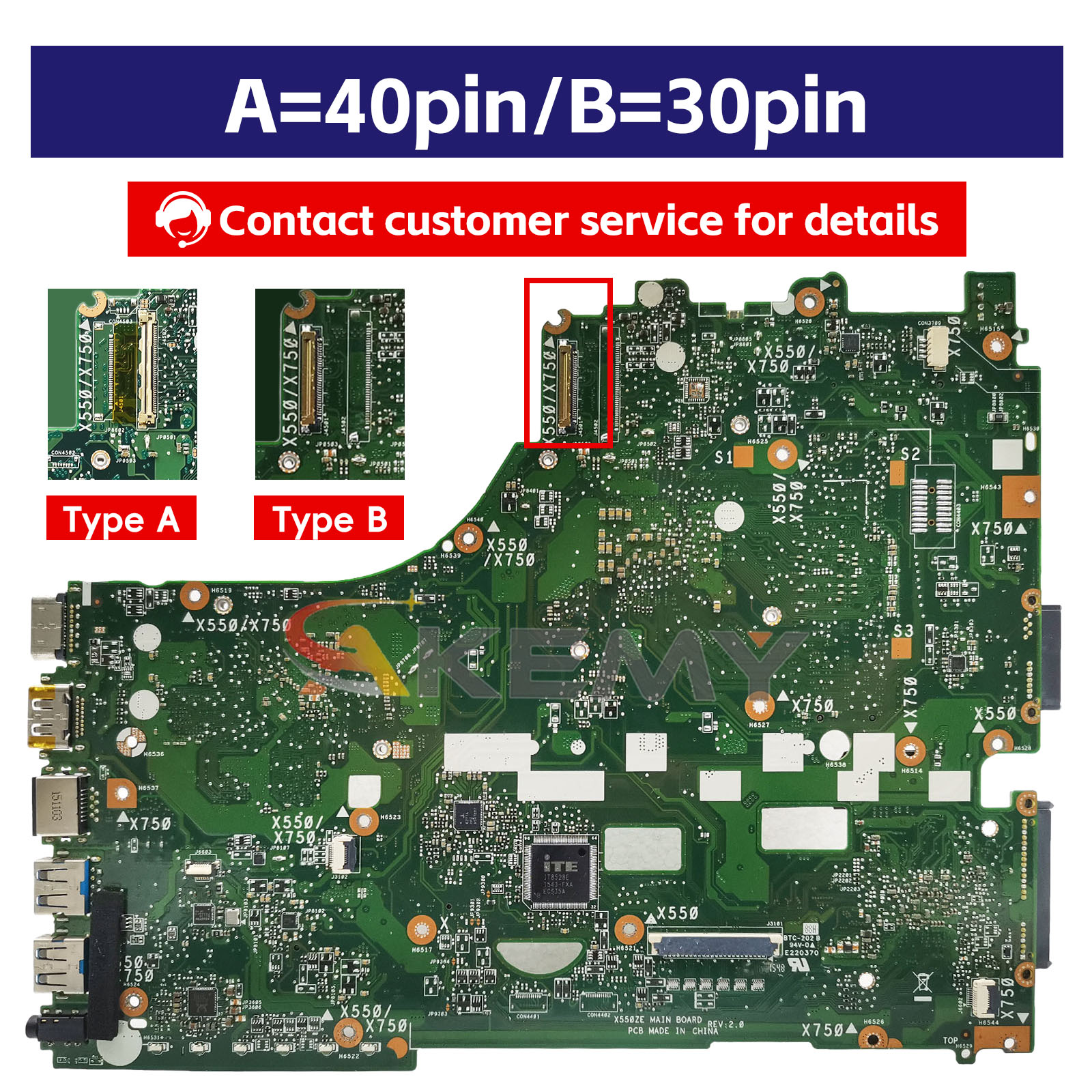 X550ZE Laptop Motherboard For  - Pc Gaming Ddr3 recensione e prezzo