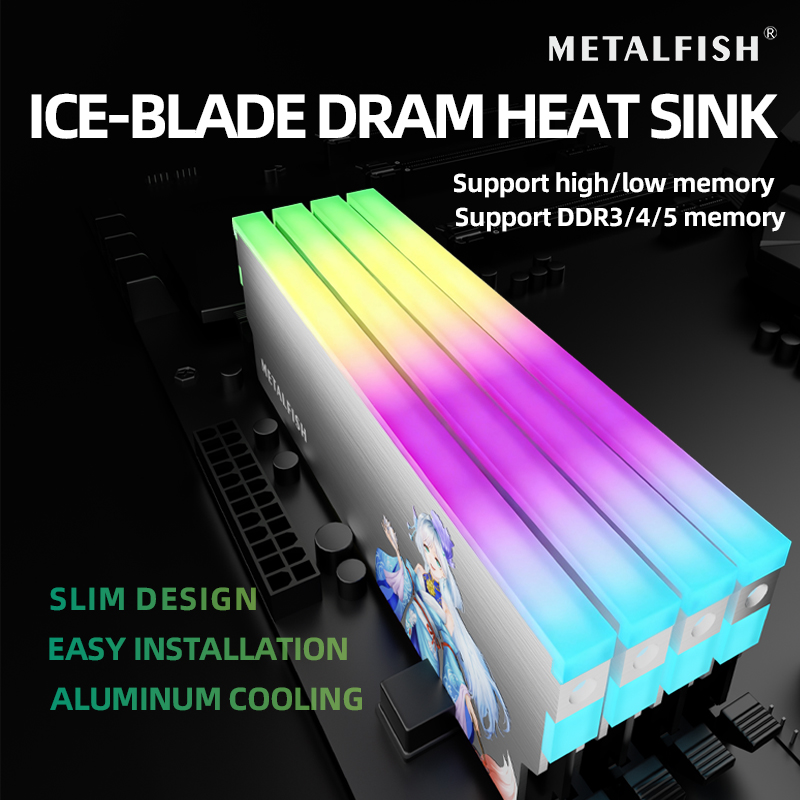 METALFISH DRAM Heatsink 5V-3PI - Pc Gaming Ddr3 recensione e prezzo