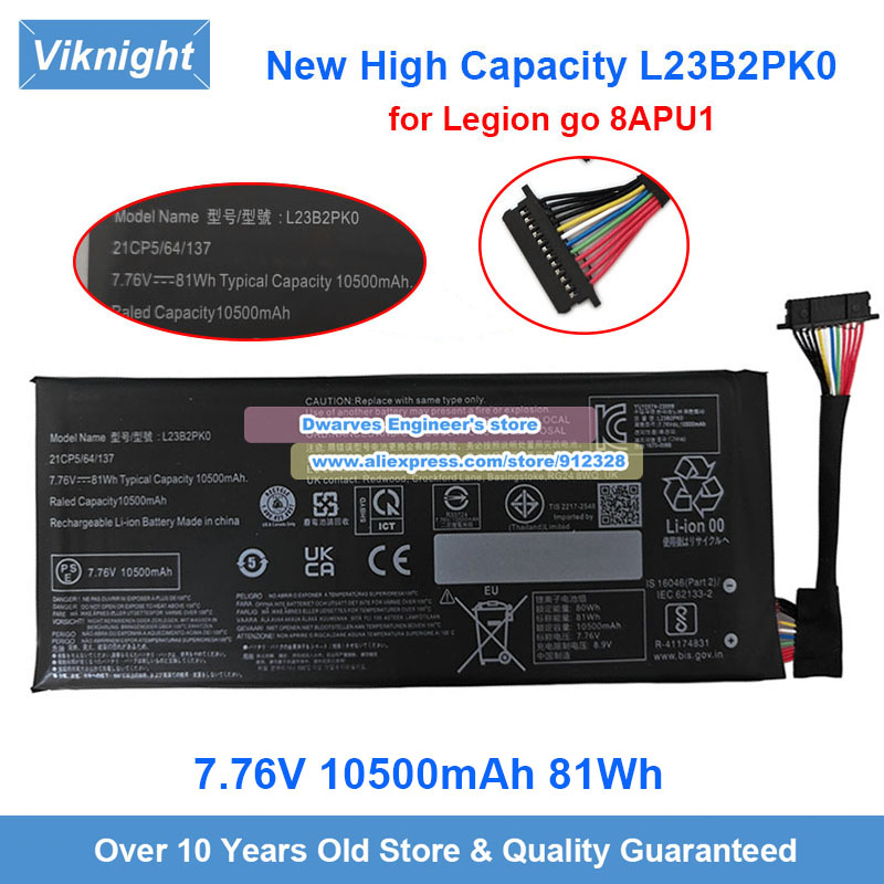 New 7.76V 81Wh L23B2PK0 Batter - Pc Gaming Upgrades recensione e prezzo